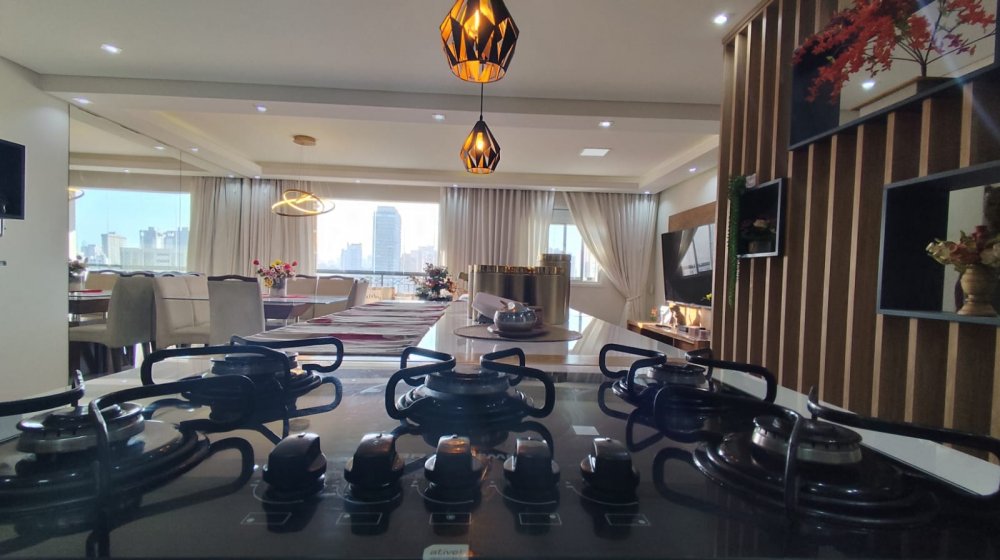 Cozinha integrada com a Sala 