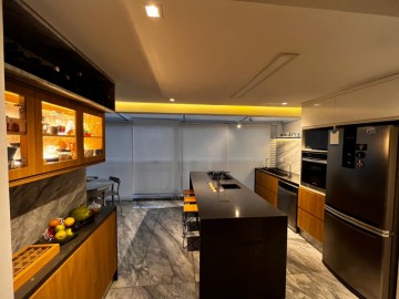 Cozinha integrada com Sacada 
